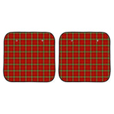 Morrison Red Modern Tartan Car Sun Shade - 2 Pieces